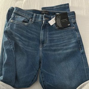 Banana Republic High-Rise Straight Ankle Jeans